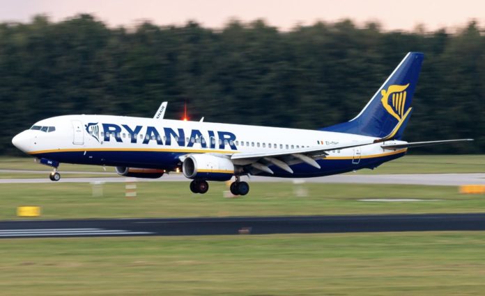 Avión de Ryanair