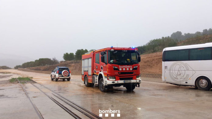 Camión del cuerpo de Bomberos de la Generalitat de Cataluña en Tarragona