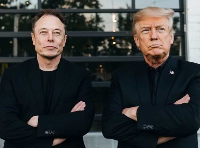 Elon Musk y Donald Trump en una imagen de la campaña electoral