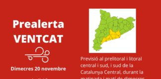 Infografía del plan VENTCAT de Protección Civil