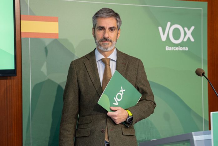 Gonzalo de Oro, presidente del grupo de VOX en el Ayuntamiento de Barcelona