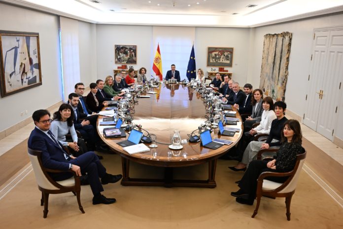 Imagen de la primera reunión del Consejo de Ministros de este 2025.