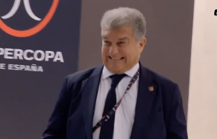 Debate en redes: Laporta pierde las formas y la RFEF estudia expedientarlo