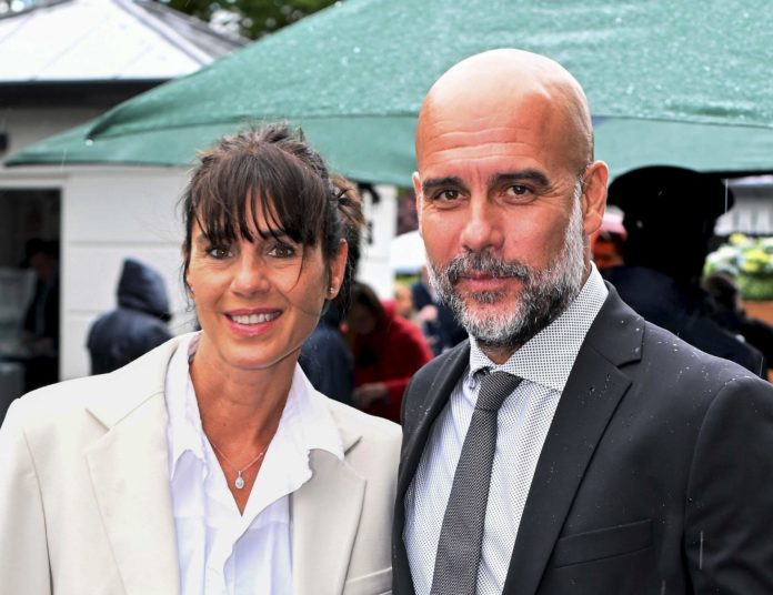 Pep Guardiola y Cristina Serra