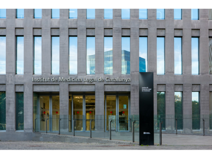 Fachada del Instituto de Medicina Legal de Cataluña.