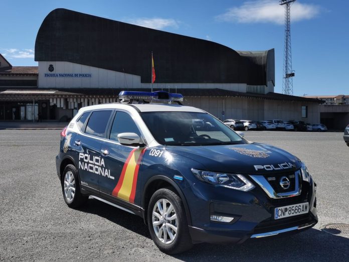 Vehículo de la Policía Nacional.