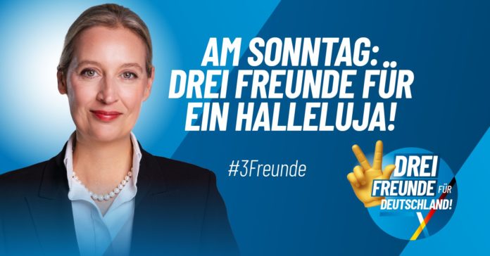 Alice Weidel, líder de la formación ultraderechista AfD.