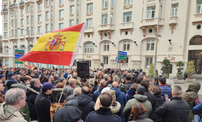 Madrid acoge una manifestación por la paz en Ucrania y la neutralidad de España en la guerra